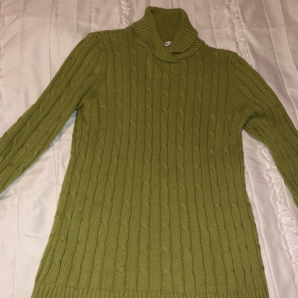 Green sweater